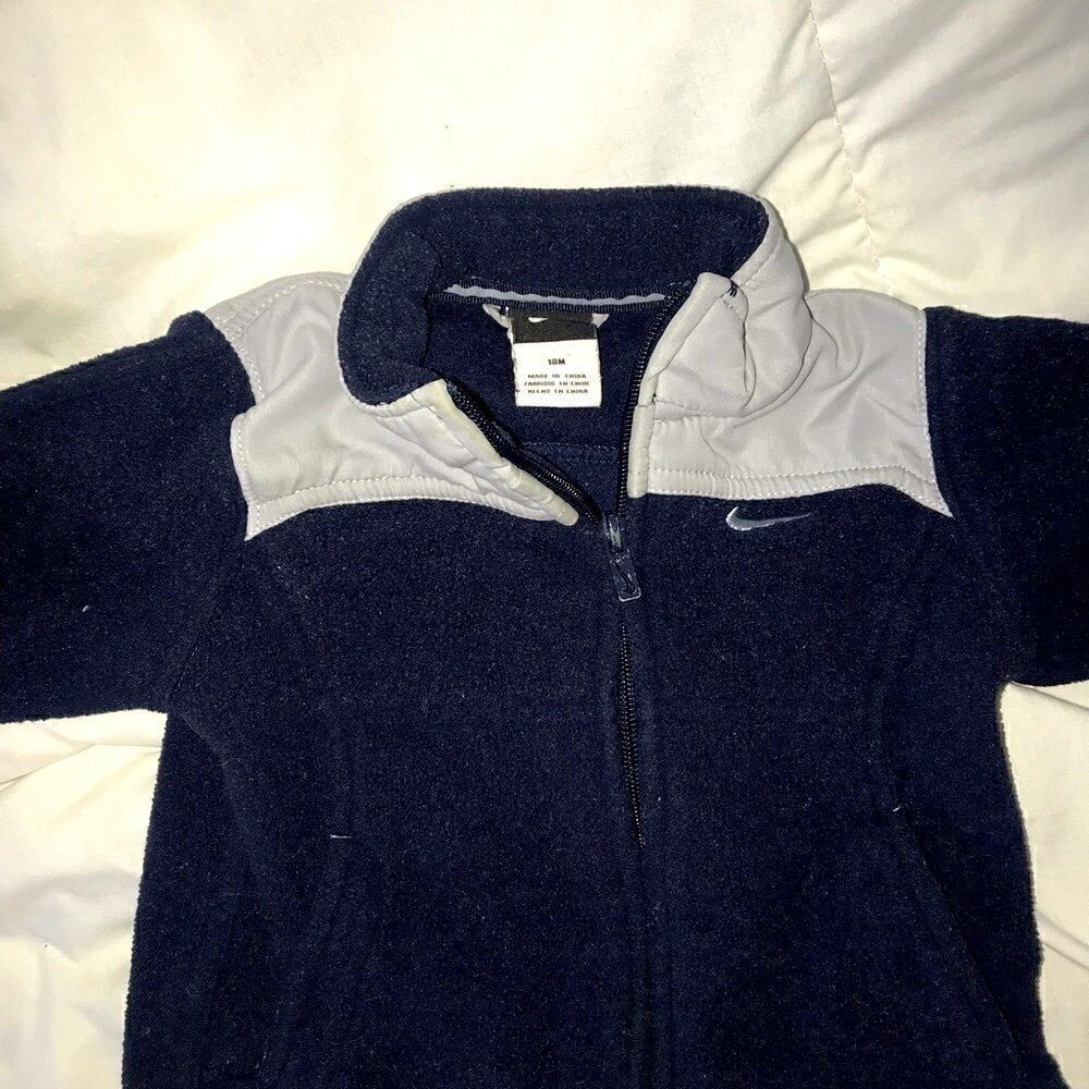 Nike sweat jacket size 18M